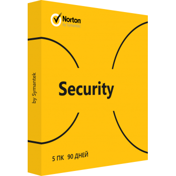 Ключ активации Norton Security  на 90 дней для 5 ПК
